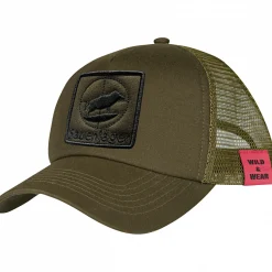 il Lago Prestige Trucker Cap "Sauenjäger" Unisex (Oliv)< Outdoor- & Angel-Kappen
