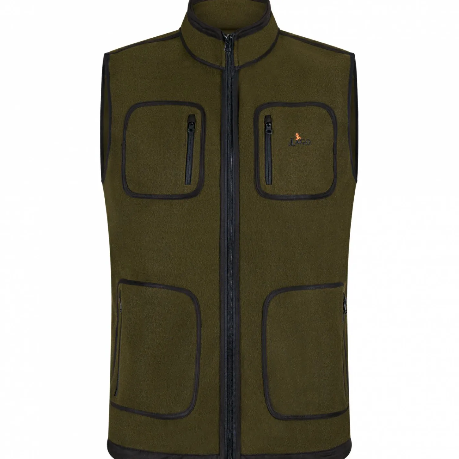 il Lago Prestige Weste Asko Herren (Oliv)< Outdoor- & Anglerwesten