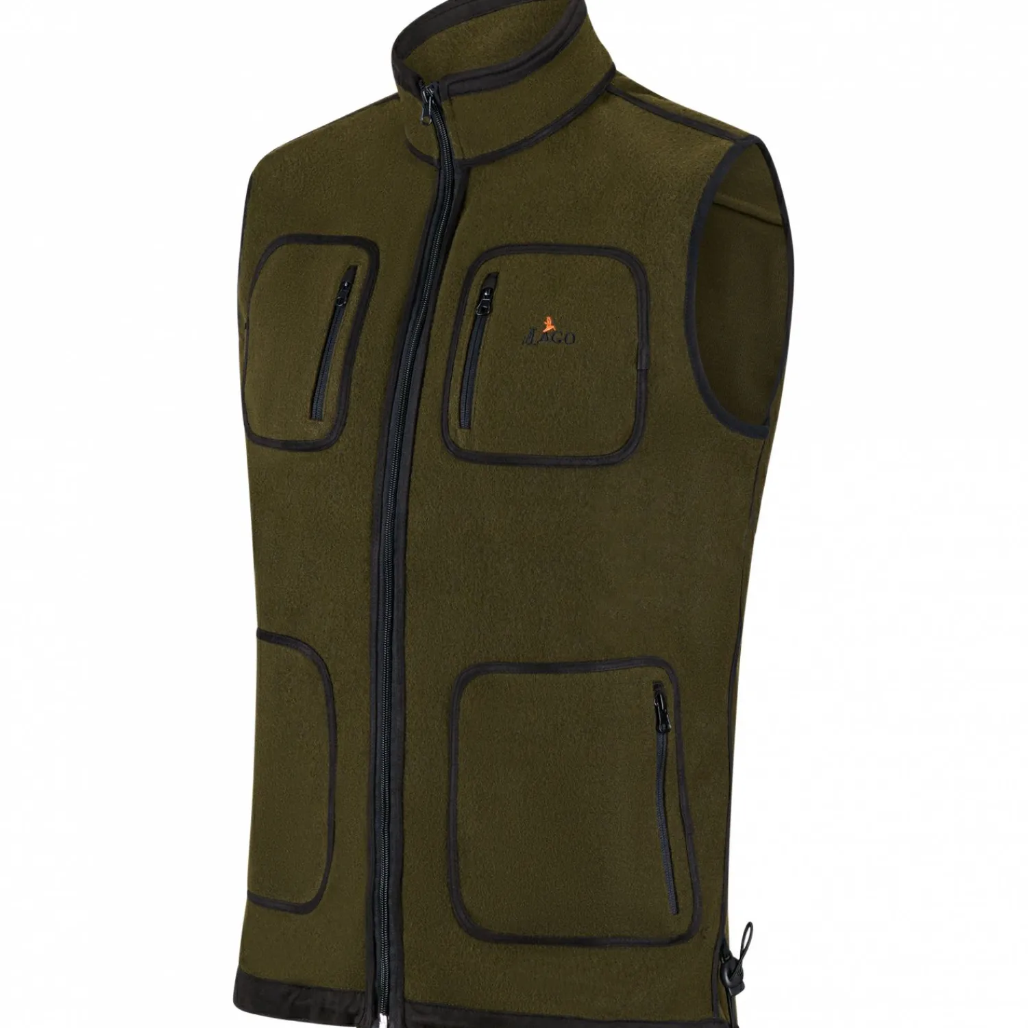 il Lago Prestige Weste Asko Herren (Oliv)< Outdoor- & Anglerwesten