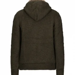 Hot Wolljacke Hordaland Herren (Oliv) Angelpullover & -Strickjacken