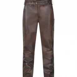 il Lago Prestige Ziegenlederhose Herren (Braun)< Outdoor- & Angel-Lederhosen