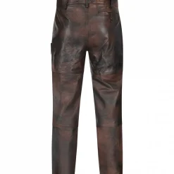 il Lago Prestige Ziegenlederhose Herren (Braun)< Outdoor- & Angel-Lederhosen