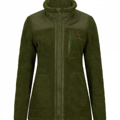 New Faserpelzjacke Cumbria Damen, beheizbar (Oliv) Beheizbare Bekleidung
