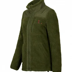 New Faserpelzjacke Cumbria Damen, beheizbar (Oliv) Beheizbare Bekleidung
