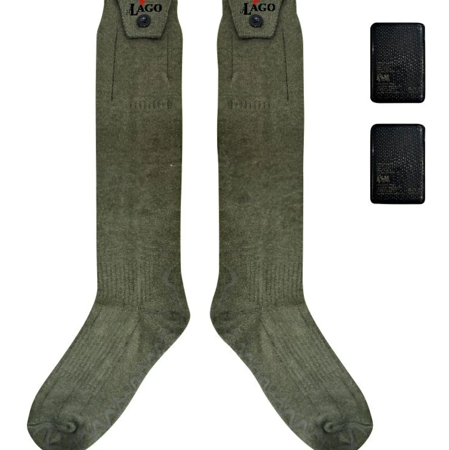 il Lago Red Level Heizsocken Flex Pro X Unisex (Oliv)< Beheizbare Bekleidung