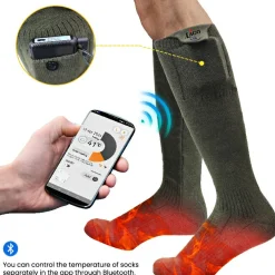 il Lago Red Level Heizsocken Flex Pro X Unisex (Oliv)< Beheizbare Bekleidung