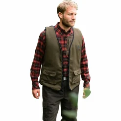 Heizweste Feuerland Herren (Oliv) Beheizbare Bekleidung|Outdoor- & Anglerwesten