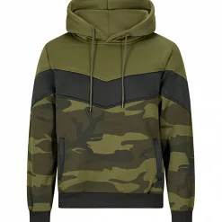 New Hoodie Nevis Herren, beheizbar (Oliv/Schwarz/Camouflage) Angelpullover & -Strickjacken