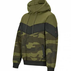 New Hoodie Nevis Herren, beheizbar (Oliv/Schwarz/Camouflage) Angelpullover & -Strickjacken