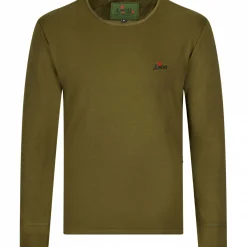 il Lago Red Level Longsleeve Feuerland Herren, beheizbar (Oliv)< Outdoor- & Angel-Unterwäsche|Beheizbare Bekleidung