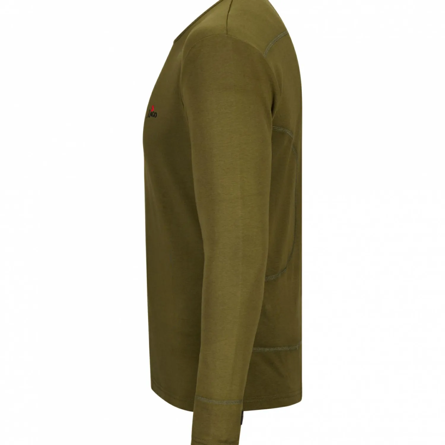 il Lago Red Level Longsleeve Feuerland Herren, beheizbar (Oliv)< Outdoor- & Angel-Unterwäsche|Beheizbare Bekleidung