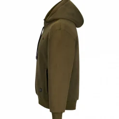 il Lago Red Level Sweatjacke Feuerland Herren, beheizbar (Oliv)< Beheizbare Bekleidung|Angelpullover & -Strickjacken