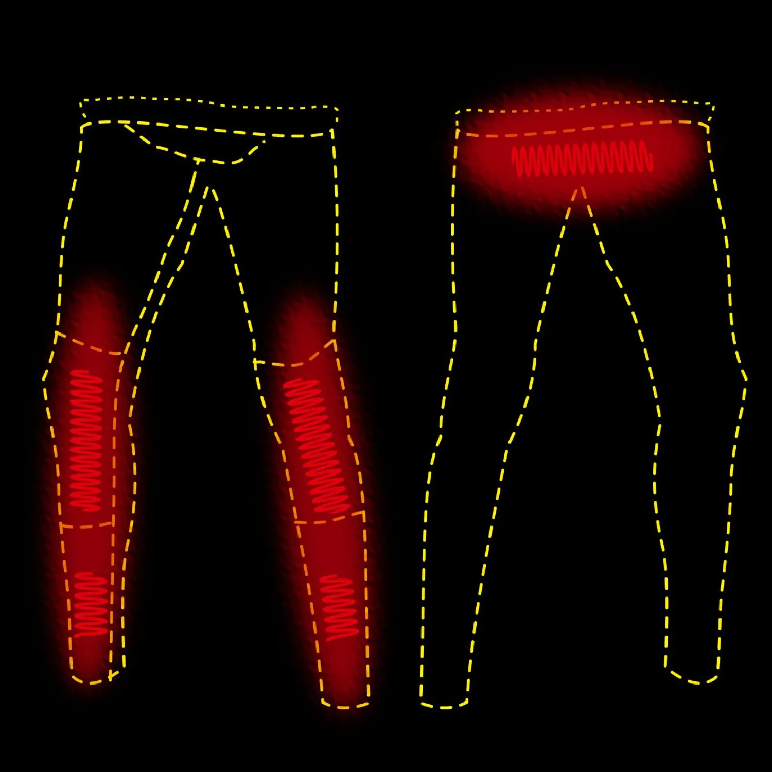 Online Unterhose Feuerland Herren, beheizbar (Oliv) Outdoor- & Angel-Unterwäsche|Beheizbare Bekleidung
