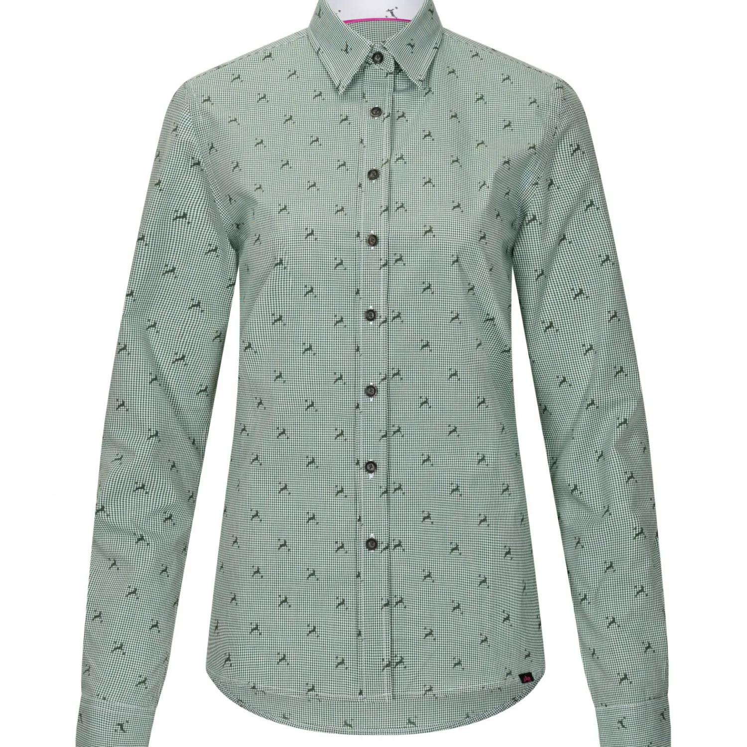 il Lago Sie Bluse Hirschlein Damen (Oliv)<Damen Damen Angelshirts & -Oberteile