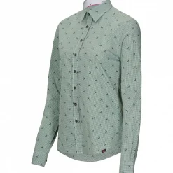il Lago Sie Bluse Hirschlein Damen (Oliv)<Damen Damen Angelshirts & -Oberteile