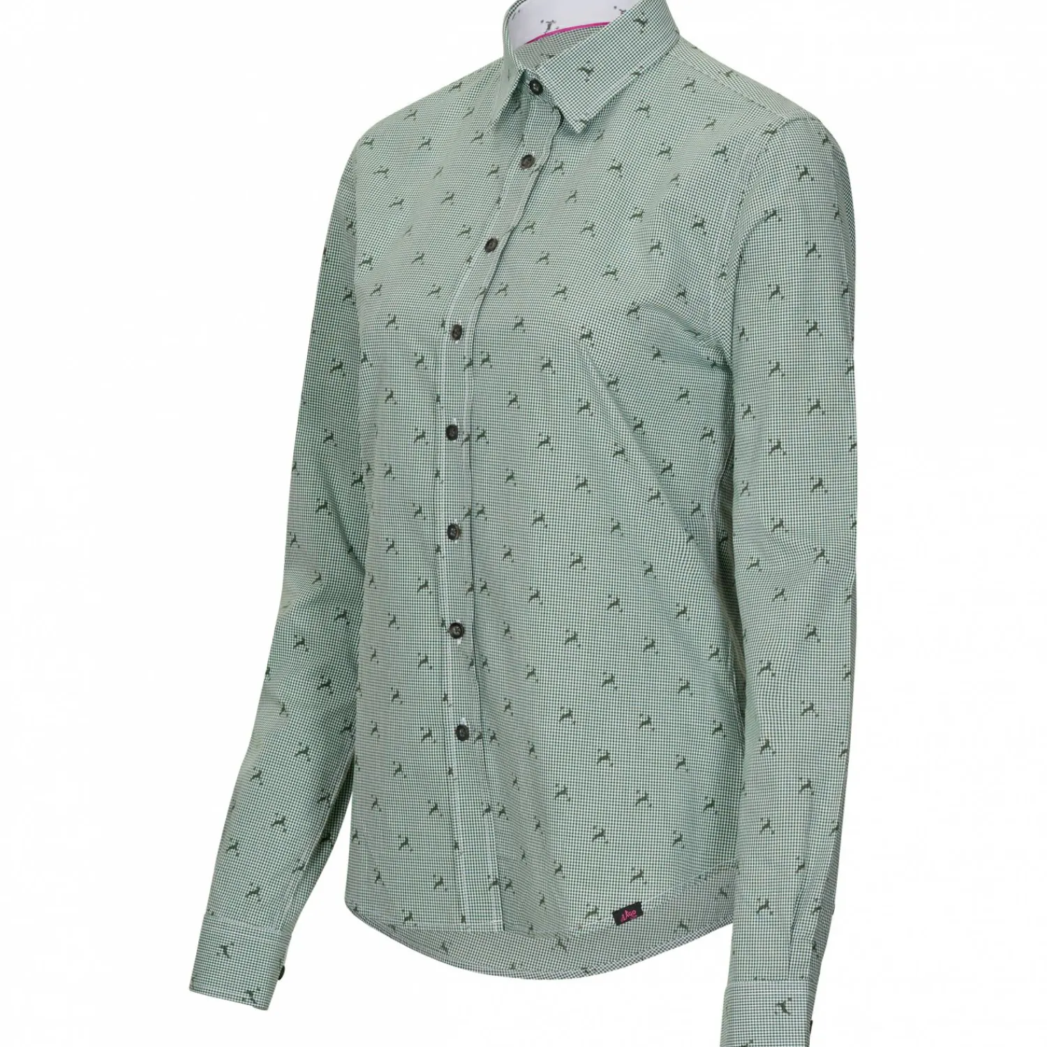 il Lago Sie Bluse Hirschlein Damen (Oliv)<Damen Damen Angelshirts & -Oberteile