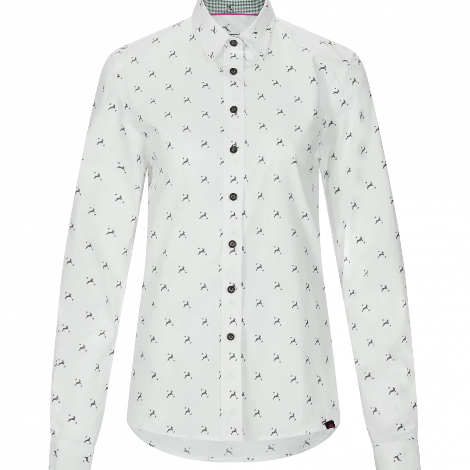 il Lago Sie Bluse Hirschlein Damen (Weiß)<Damen Damen Angelshirts & -Oberteile