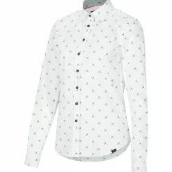 il Lago Sie Bluse Hirschlein Damen (Weiß)<Damen Damen Angelshirts & -Oberteile
