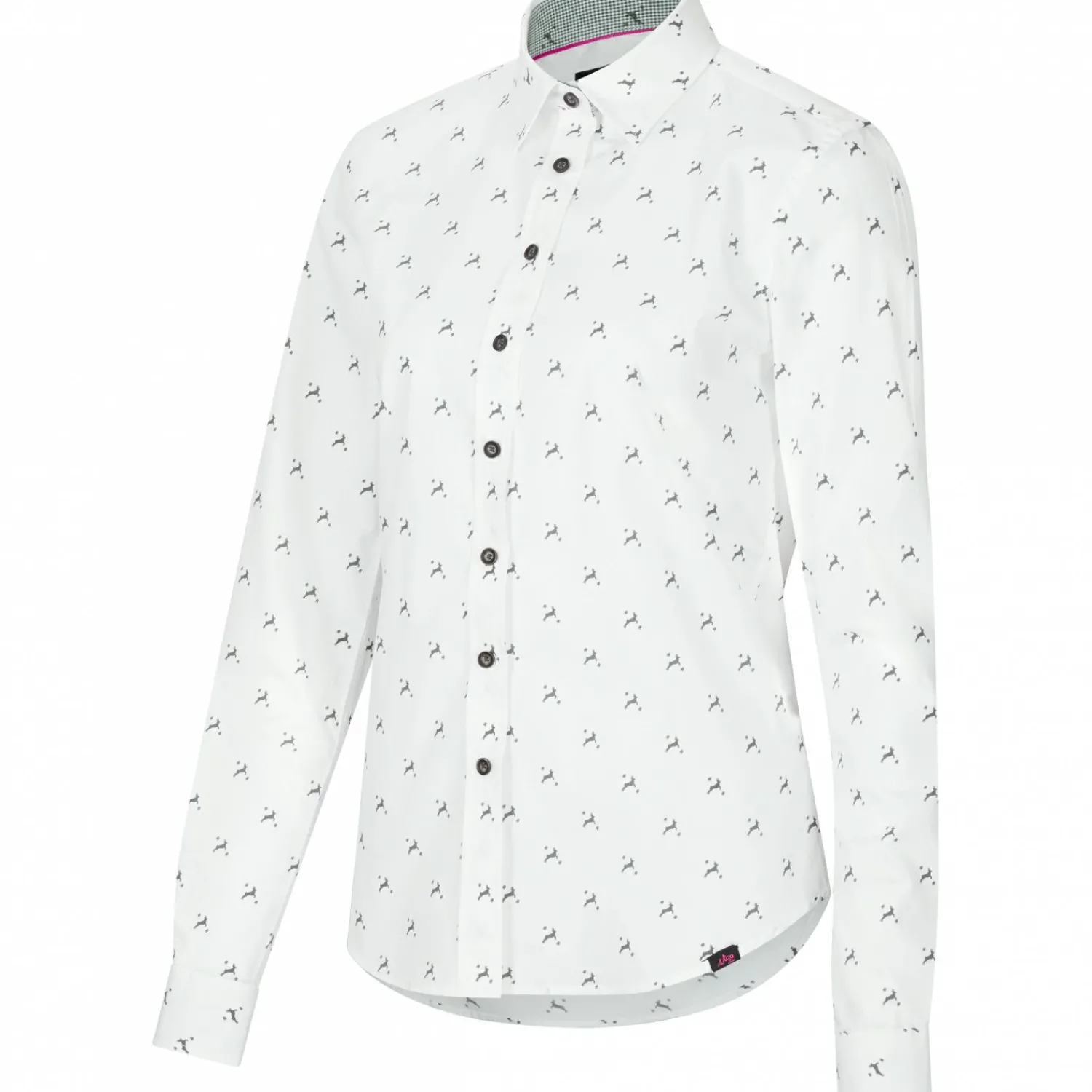 il Lago Sie Bluse Hirschlein Damen (Weiß)<Damen Damen Angelshirts & -Oberteile