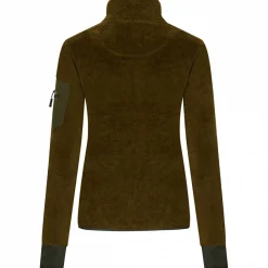 Best Faserpelzjacke Lina Damen (Oliv) Damen Damen Angelshirts & -Oberteile
