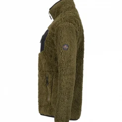 Outlet Faserpelzjacke Alva Damen (Oliv/Schwarz) Damen Damen Angeljacken & -Westen