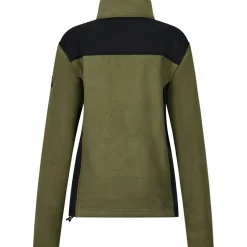 New Fleecejacke Amira Damen (Oliv/Schwarz) Damen Damen Angeljacken & -Westen
