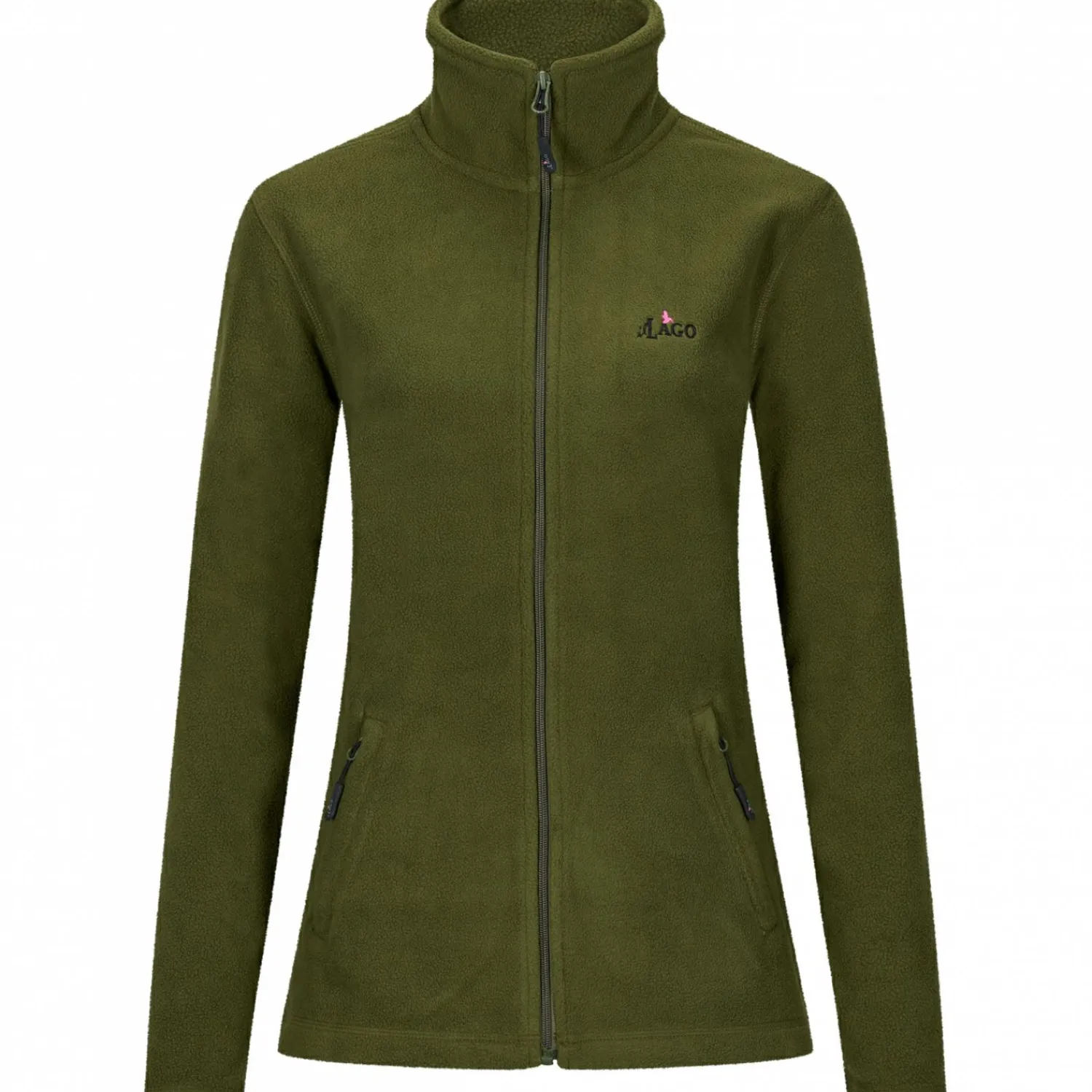 Discount Fleecejacke Damen (Oliv) Damen Damen Angeljacken & -Westen