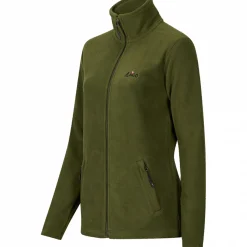 Discount Fleecejacke Damen (Oliv) Damen Damen Angeljacken & -Westen