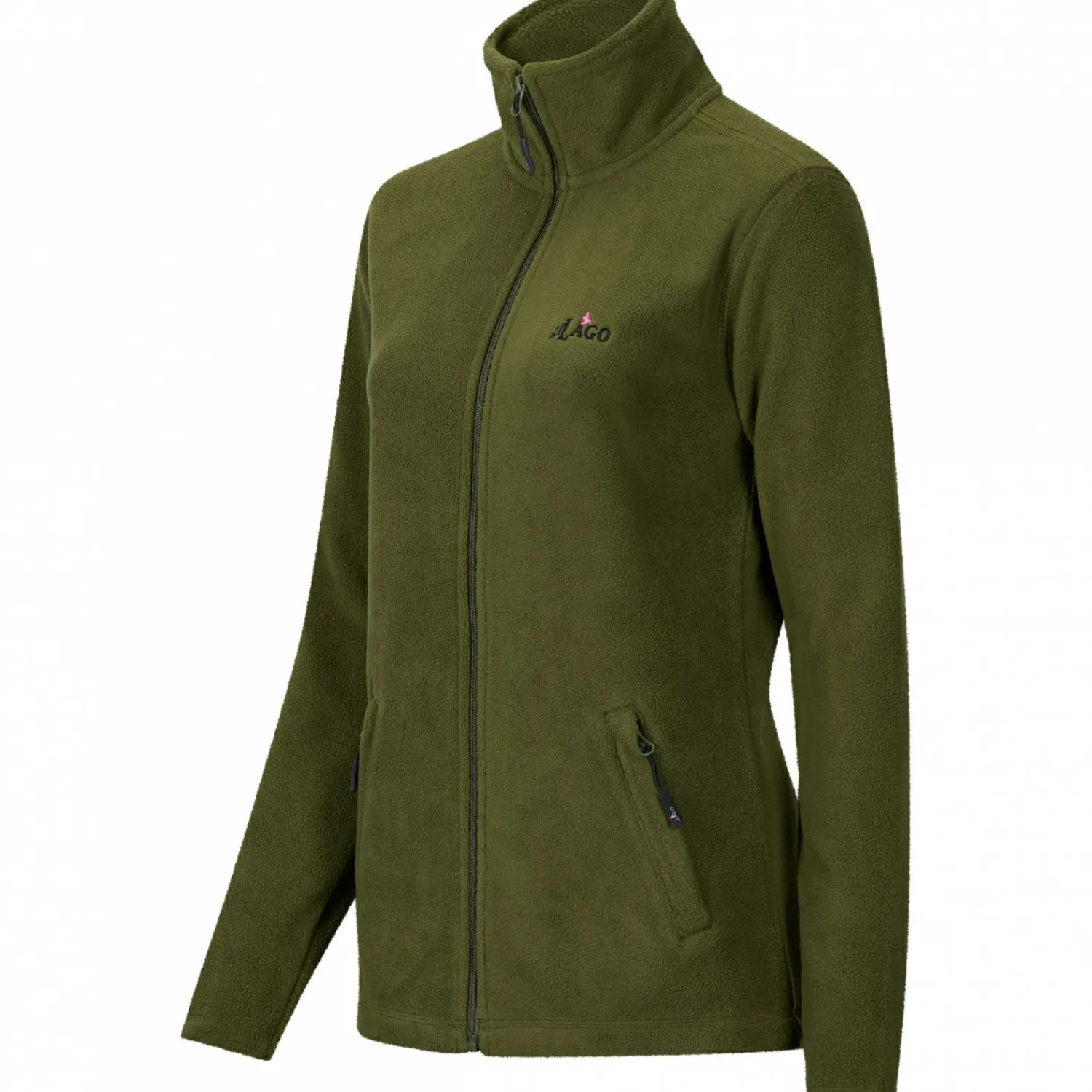 Discount Fleecejacke Damen (Oliv) Damen Damen Angeljacken & -Westen