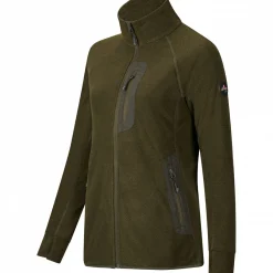 Sale Fleecejacke Lavea Damen (Oliv) Damen Damen Angeljacken & -Westen