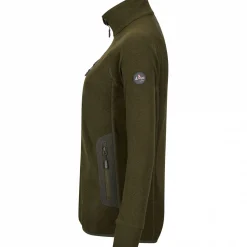 Sale Fleecejacke Lavea Damen (Oliv) Damen Damen Angeljacken & -Westen