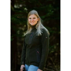 Sale Fleecejacke Lavea Damen (Oliv) Damen Damen Angeljacken & -Westen