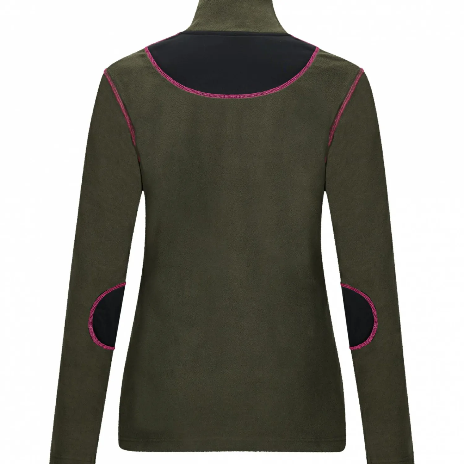 Sale Fleecetroyer Caya Damen (Oliv) Damen Damen Angelshirts & -Oberteile