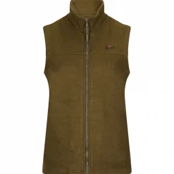 il Lago Sie Fleeceweste Juana Damen (Oliv)<Damen Damen Angeljacken & -Westen