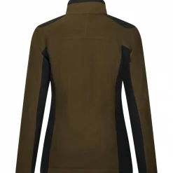 il Lago Sie Funktions-Fleecejacke Avalanche Damen (Dunkeloliv/Schwarz)<Damen Damen Angeljacken & -Westen