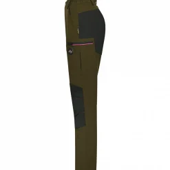 il Lago Sie Funktionshose Xenia Damen (Oliv/Schwarz)<Damen Damen Angelhosen