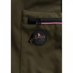 il Lago Sie Funktionshose Xenia Damen (Oliv/Schwarz)<Damen Damen Angelhosen