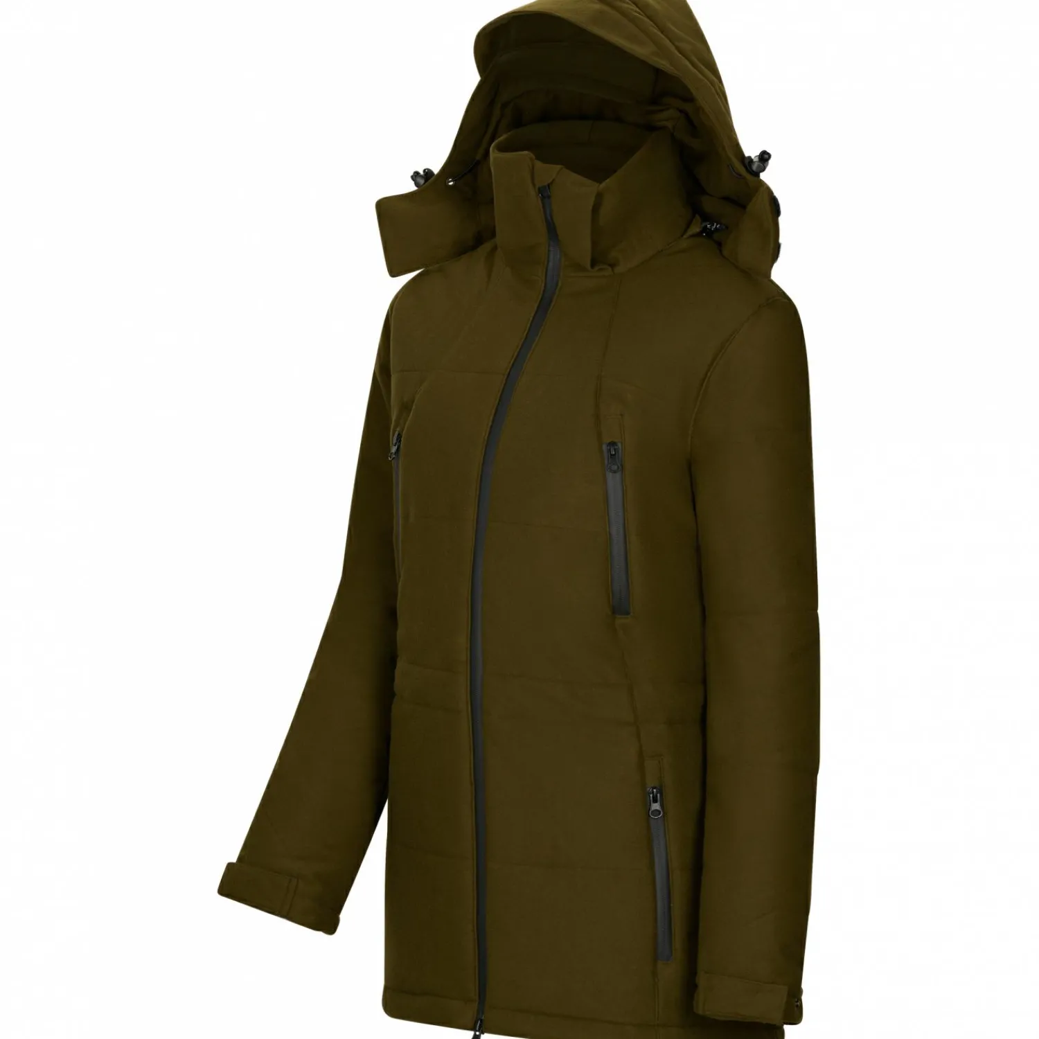 Discount Funktions-Winterjacke Polar 2.0 Damen (Oliv) Damen Damen Angeljacken & -Westen