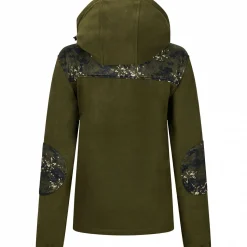 il Lago Sie Hybrid Hoodie Shawk Damen (phantomX/Oliv)<Damen Damen Angelshirts & -Oberteile