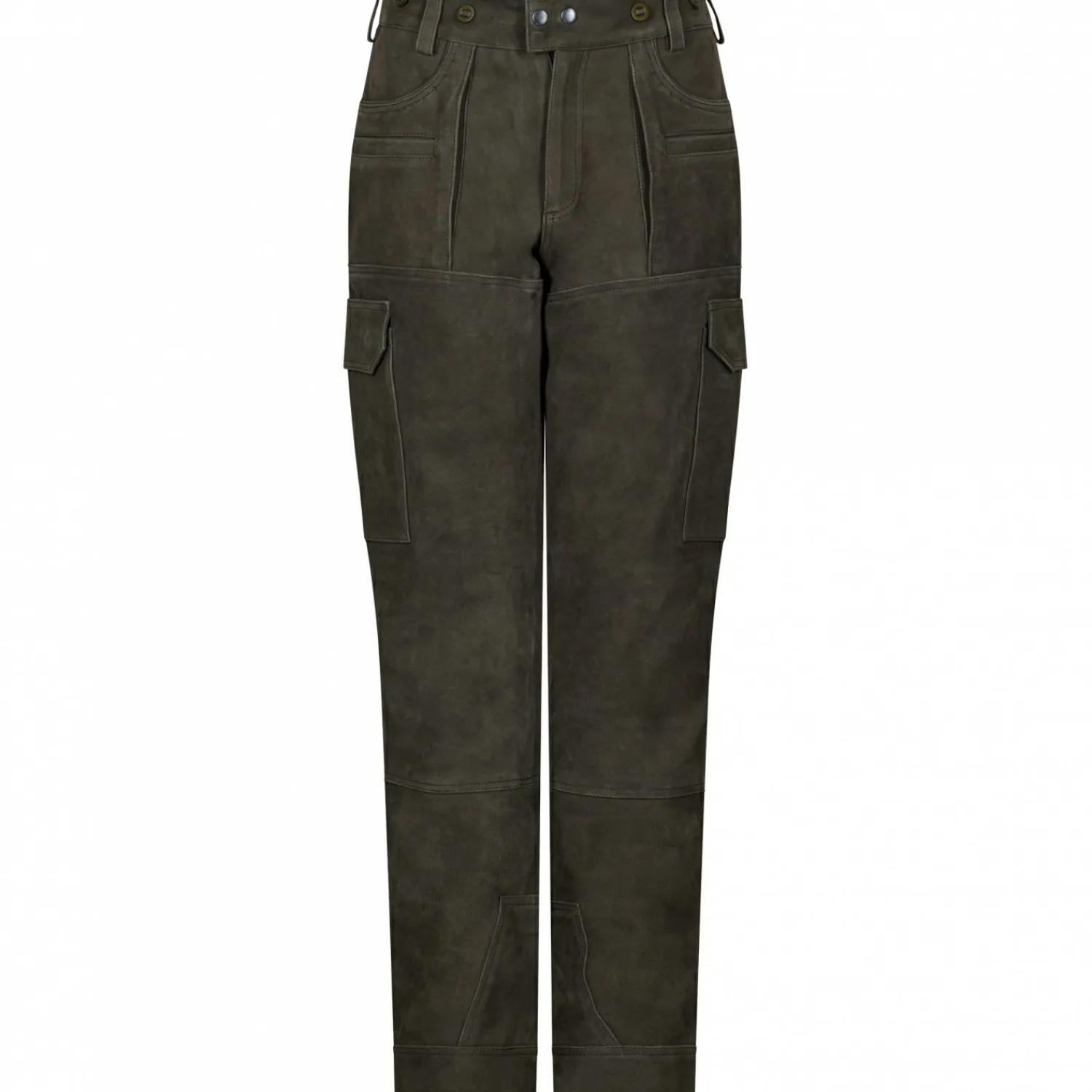 il Lago Sie Lederhose Aurelia Damen (Oliv)<Damen Damen Angelhosen