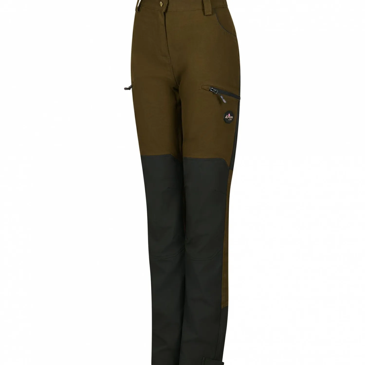 Sale Outdoorhose Freya Damen (Oliv/Schwarz) Damen Damen Angelhosen