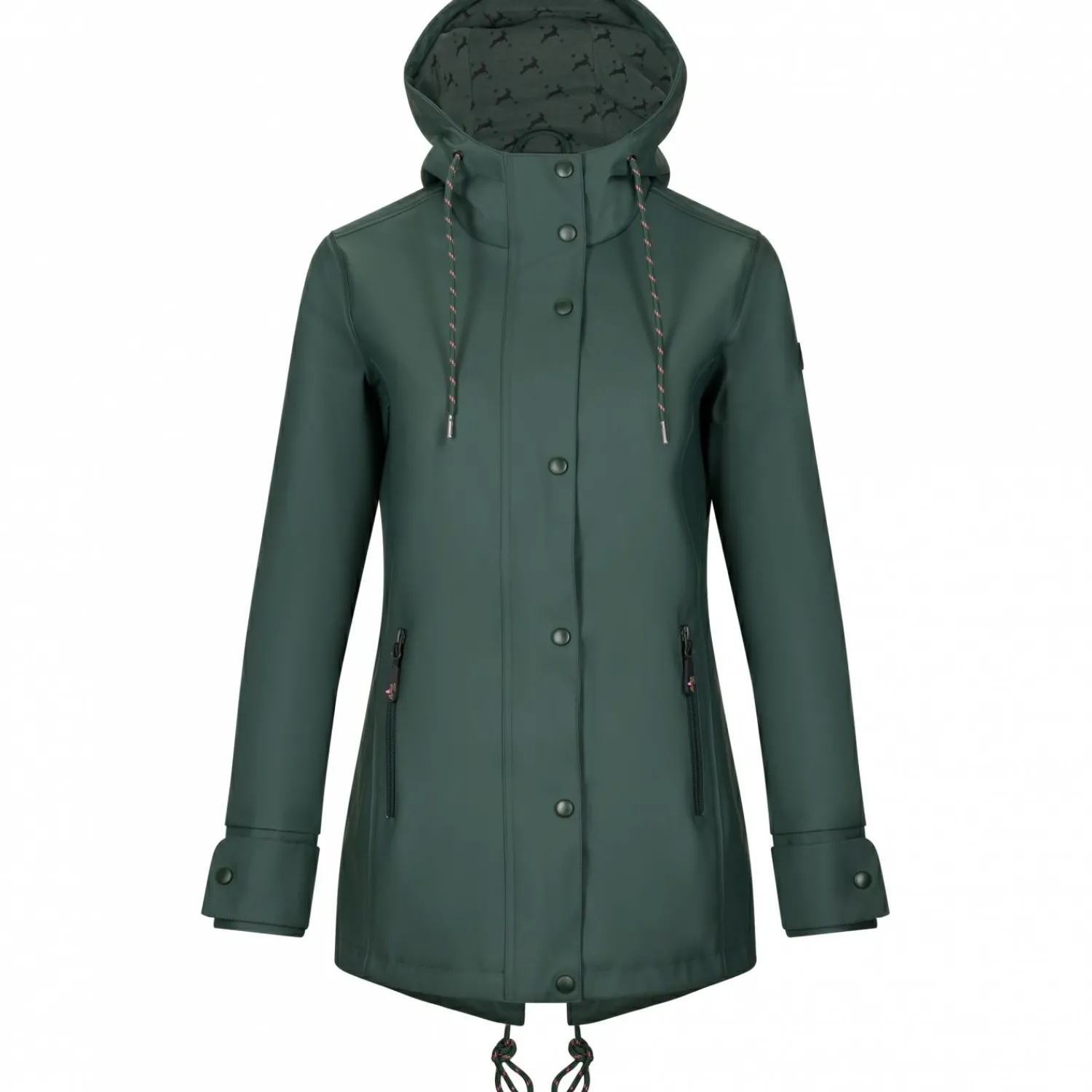 il Lago Sie Regenjacke Hirschlein Damen (Oliv)<Damen Damen Angeljacken & -Westen