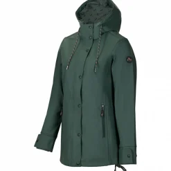 il Lago Sie Regenjacke Hirschlein Damen (Oliv)<Damen Damen Angeljacken & -Westen