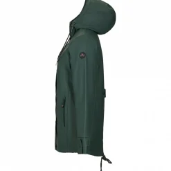 il Lago Sie Regenjacke Hirschlein Damen (Oliv)<Damen Damen Angeljacken & -Westen