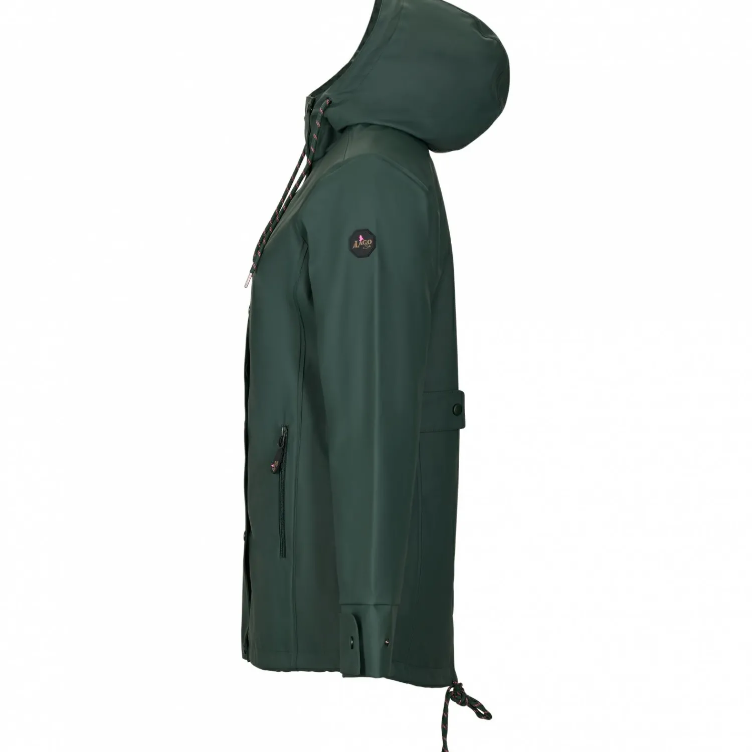 il Lago Sie Regenjacke Hirschlein Damen (Oliv)<Damen Damen Angeljacken & -Westen