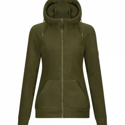 Online Sweatjacke Evita Damen (Oliv) Damen Damen Angeljacken & -Westen