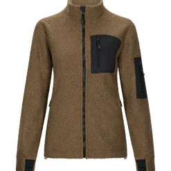 Teddyjacke Levina Damen (Braun/Schwarz) Outdoor- & Anglerwesten