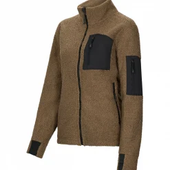 Teddyjacke Levina Damen (Braun/Schwarz) Outdoor- & Anglerwesten