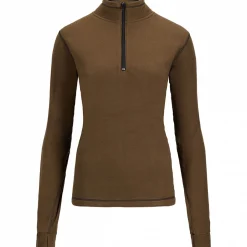 Hot Thermo-Longsleeve Active Pro Damen (Oliv) Damen Damen Angelshirts & -Oberteile