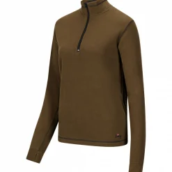 Hot Thermo-Longsleeve Active Pro Damen (Oliv) Damen Damen Angelshirts & -Oberteile